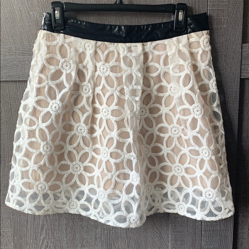 Pins & Needles Lace Flower Skirt
